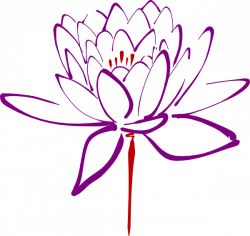 Purple Red Lotus Clip Art at Clker.com - vector clip art online ...