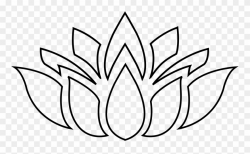 Pin Lotus Clipart Silhouette - Lotus Flower Silhouette - Png ...