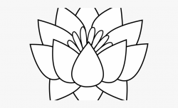 Lotus Clipart Symmetrical Flower - Color Lotus Flower ...