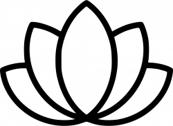 Lotus Flower Yoga Meditation Lily Svg Png Icon Free Download ...