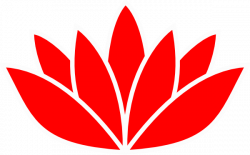 Red Lotus Flower Picture Clip Art at Clker.com - vector clip art ...