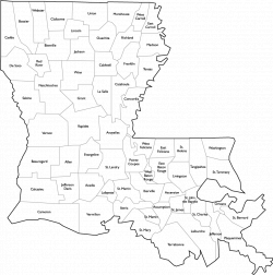 Louisiana Parish Map with Parish Names | Been There | Pinterest ...