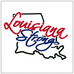 T0006v Louisiana Strong SVG outline file