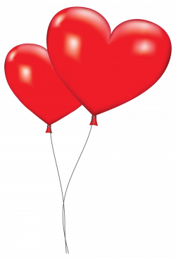 Large Red Heart Balloons PNG Clipart Picture | Gallery Yopriceville ...