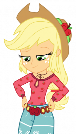 EQG - Applejack Likes the Outfit by REMcMaximus | Applejack ...