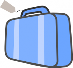 Luggage Clipart blue suitcase 2 - 292 X 275 Free Clip Art ...