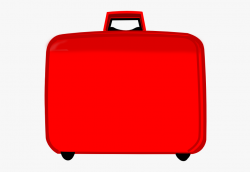 Suitcase Clip Art The Cliparts - Red Suitcase Clipart ...