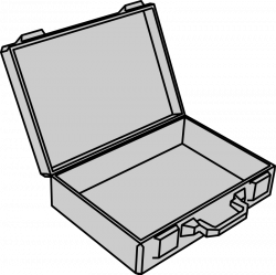 Clipart - Empty suitcase