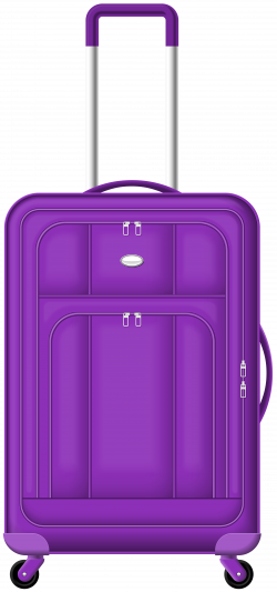 Purple Travel Bag Clip Art Image | Gallery Yopriceville - High ...