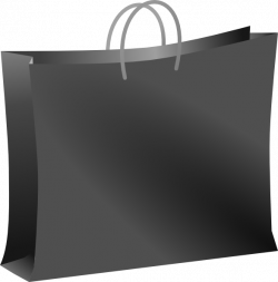 Black Shopping Bag Clip Art at Clker.com - vector clip art online ...