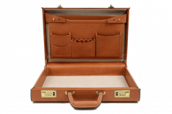Open Leather Briefcase transparent PNG - StickPNG