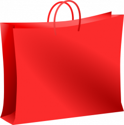 Red Bag For Shopping. Bolsa Roja De Compras. Clip Art at Clker.com ...