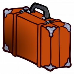 Clipart - suitcase - coloured