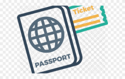 Luggage Clipart Passport Ticket - Png Download (#2407059 ...