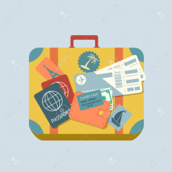 Free Luggage Clipart passport ticket, Download Free Clip Art ...