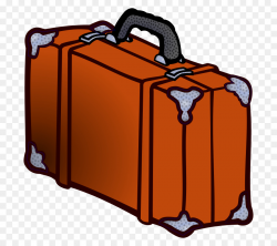 Suitcase Cartoon clipart - Suitcase, Travel, Orange ...