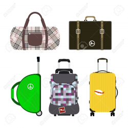 Luggage Clipart tourist destination 2 - 1300 X 1300 Free ...
