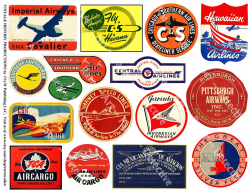 Airplane Adventure Stickers, Airplane Stickers, Airline Clip ...