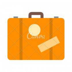 Yellow Suitcase Travel Tourism Icon - Icons by Canva