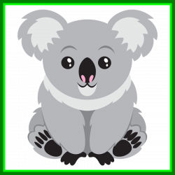 Unbelievable Best Photos Of Koala Clip Art Drawing Cartoon Bear Pic ...