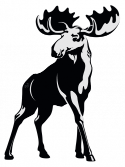 Bull Moose Silhouette at GetDrawings.com | Free for personal use ...