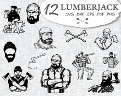 Lumberjack svg | Etsy
