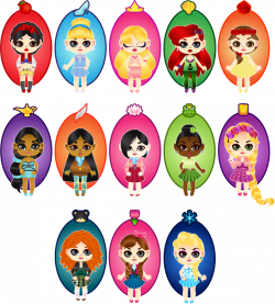 Chibi Disney Princesses by MidniteHearts on DeviantArt