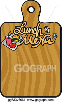 Vector Illustration - Lunch menu. EPS Clipart gg63376661 ...