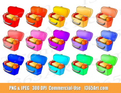 50% OFF Lunch Box Clip Art, Lunchbox Clip art, School Lunches, Children's  Lunches, Hand Drawn, Meals, Digital, Planner, PNG, Commercial