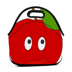 Amazon.com - LKJDAD Tomatoes Clipart Smile Lunch Bag, Thick ...