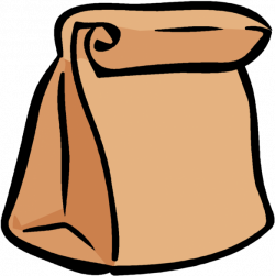 HD Lunch Box Clipart Sack Pencil And In Color Png - Brown ...