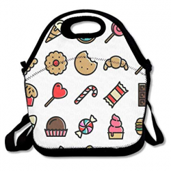 Amazon.com: Reusable Sweet Pattern Printed Lunch Box Bag ...