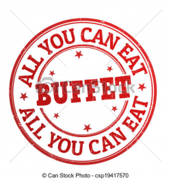 All You Can Eat Buffet Clipart