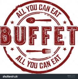 All You Can Eat Buffet Clipart