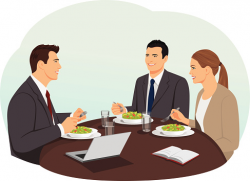 Business Luncheon Clipart