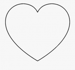 Drawings Of A Big Heart Clipart , Png Download - Heart Shape ...