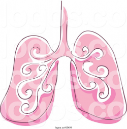 Logo of Sketched Pink Human Lungs by BNP Design Studio - #43491