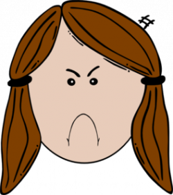 Mad Girl Clipart