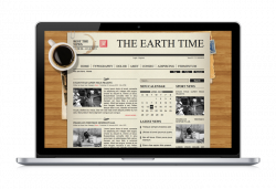 Old Newspaper Wordpress Theme - love the coffee up and the butcher ...