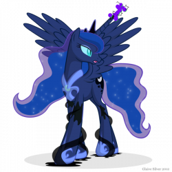 Image - Princess Luna dark magic by artist-glaive-silver.png | My ...