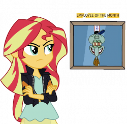 1277195 - employee of the month, equestria girls, meme, safe, simple ...
