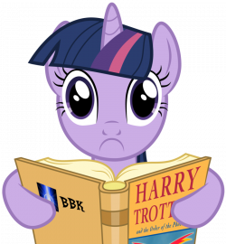 Twilight reads Order of the Phoenix | My Little Pony: Friendship is ...