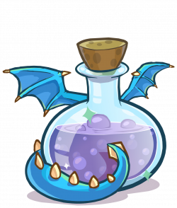 Image - Medieval 2013 Potions Blue Puffle Dragon.png | Club Penguin ...