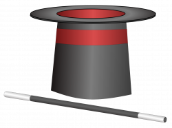 Magician Hat with Wand PNG Image - PurePNG | Free transparent CC0 ...