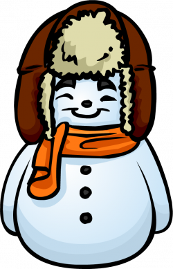 Orange Scarf Snowman | Club Penguin Wiki | FANDOM powered by Wikia
