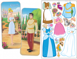 Magnetic Fun® Mini Tin: Disney Princess - Cinderella | Lee Publications