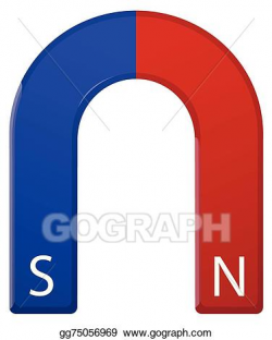 Vector Clipart - Magnet. Vector Illustration gg75056969 ...