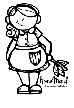 Bestfriend Drawing 5th Grader - Maid Clipart Black And White ...
