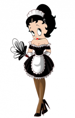 Betty Boop maid outfit | Betty Boop black and white pictures ...
