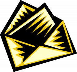 Envelope, Letters, Postcards, and Parcels - Vector Image